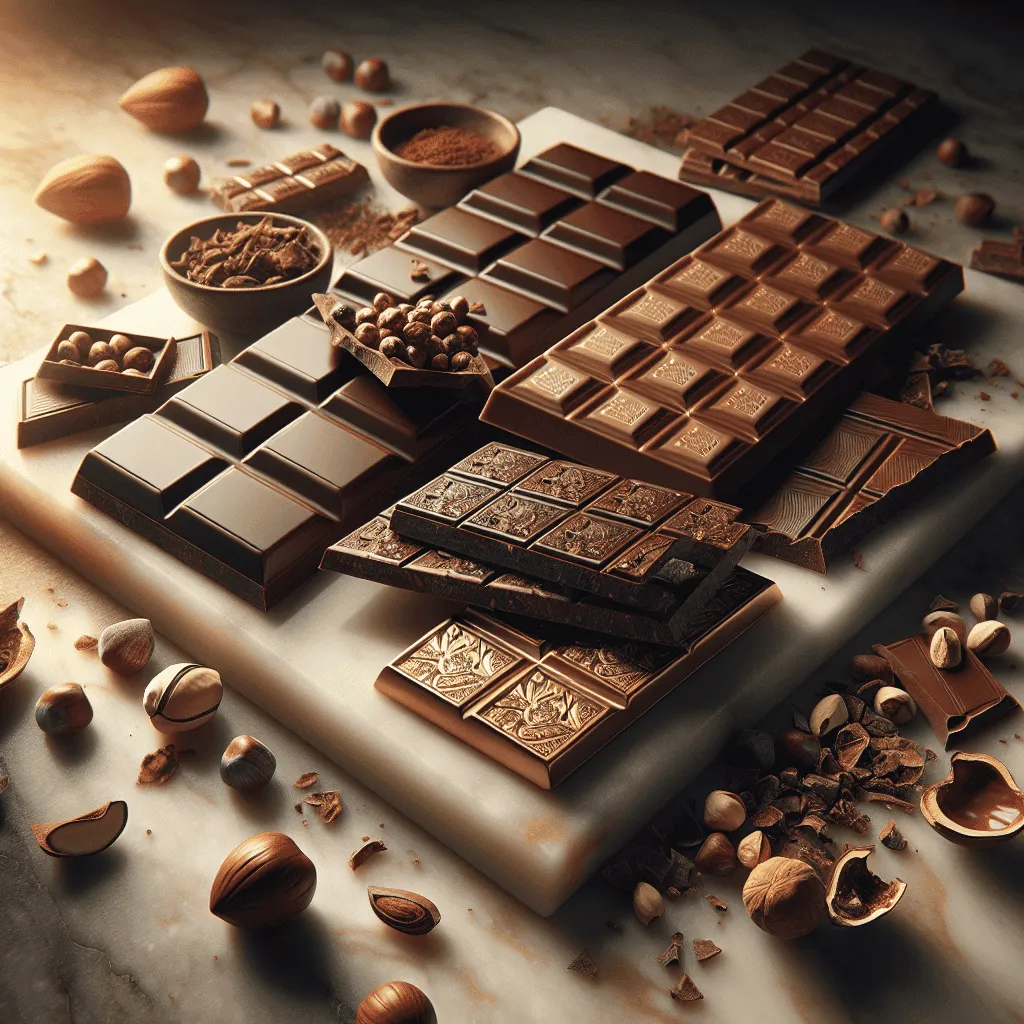 Chocolate bars lifestyle