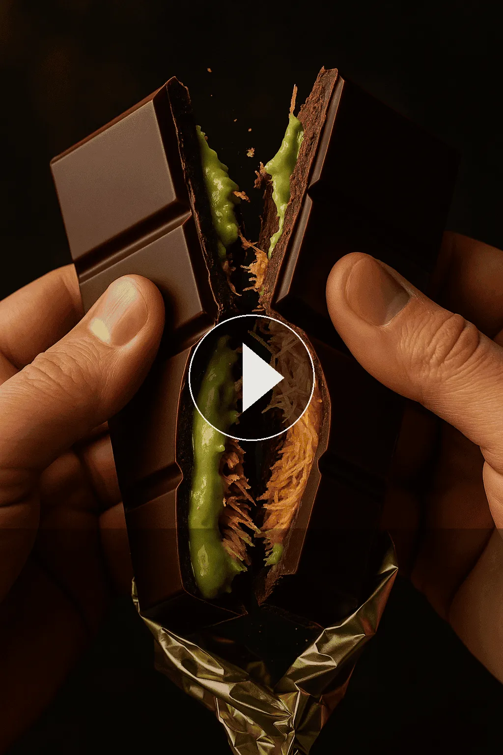 Customer enjoying Diablo Dubai Chocolate